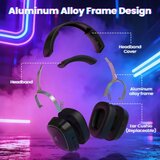 Attack Shark bežične gaming slušalice G800 50mm/3D surround/trimode/aluminium/black | Eponuda.com