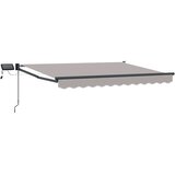 Ručna zlačivna tenda s LED diodama Svijetlo siva 3 x 2 5 m - Antracit Svjetlosiva 3 x 2 5 m | shoptok.hr