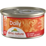  Varčno pakiranje Almo Nature Daily Menu 24 x 85 g - Koščki z govedino | shoptok.hr