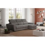 CARRYHOME KOTNA SEDEŽNA GARNITURA, mikrovlakna sivorjava | Shoptok.si