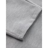 Ombre Men's knitted pants with elastic waistband - light grey | Shoptok.si