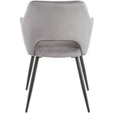 MID.YOU NASLANJAČ, les, kovina, tekstil črna, temno siva | Shoptok.si