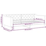 Raztegljiv kavč taupe 80x200 cm blago, (20792480) | Shoptok.si