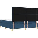  Krevet s opruga kutije s jastukom Plava 200 x 180 cm tkanina | shoptok.hr