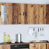 Kuhinjske stenske omarice 2 kos Porto stari les inženirski les, (21832526) | Shoptok.si