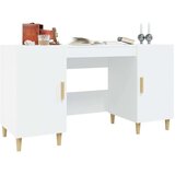  Radni stol bijeli 140 x 50 x 75 cm od konstruiranog drva | shoptok.hr
