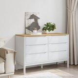  Ladičar FLORO voštano bijeli od masivne borovine | shoptok.hr