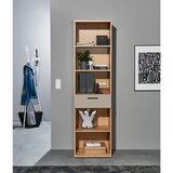 MID.YOU PISARNIŠKI REGAL 54/200/38 cm kašmir, hrast artisan | Shoptok.si