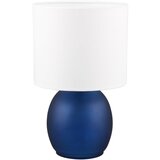 Tri O Bijela/plava stolna lampa s tekstilnim sjenilom (visina 29 cm) Vela – | shoptok.hr