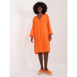 Fashion Hunters Orange plain summer dress SUBLEVEL | Shoptok.si