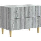  Noćni ormar Siva sonoma 62 x 34,5 x 48 cm Konstruirano drvo | Eponuda.com