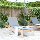 Maison Chic Ležalnik - Sončna ležalnik 199,5x60x74 cm trdna borovina, (22057668) | Shoptok.si
