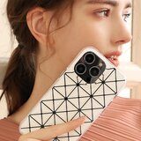 Kingxbar Etui, ovitek za iPhone 14, zadnji pokrov, serija Miya, bel, (21522241) | Shoptok.si