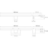 Greentech LED ZIDNA LAMPA 840lm, 12W, 4000K, IP44, 60CM | Eponuda.com