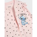 Sinsay Pamučni kombinezon s vezenim natpisom i ukrasnim volanima Stitch | shoptok.hr