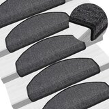  Prostirke za stepenice 15 kom 65x24x4 cm antracit poluokrugle velike | shoptok.hr