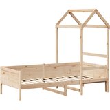  Dnevni krevet s krovom bez madraca 80x200 cm Masivno drvo | Shoptok.si
