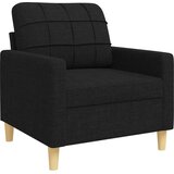 4-dijelni set sofa s tabureom crni od tkanine | shoptok.hr
