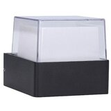 Greentech Zidna LED svjetiljka Saturn (5 W, D x Š x V: 90 x 105 x 85 mm, Crna, Topla bijela) | shoptok.hr