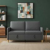 SOFA s pohranom Tamnosiva 152 x 78 x 87 cm Poliester | Eponuda.com