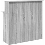  Recepcijski stol 100x50x103,5 cm od konstruiranog drva Siva | shoptok.hr