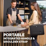 Fellowes BREYTA prenosna torba z vgrajenim stojalom za prenosni računalnik, črna | Shoptok.si