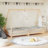  Okvir za dječji krevet 90 x 200 cm od masivne borovine | shoptok.hr