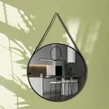OGLEDALO R60 AL-015 CRNO