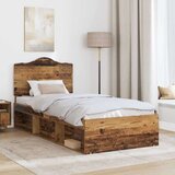  Konstrukcija postelje Star les 90 x 190 cm Masivno borovo les, (5000102594) | Shoptok.si