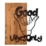 WALLXPERT dekorativni drveni zidni pribor good vibes | ePonuda.com