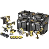 Dewalt DCK865P4T-QW komplet orodja na 18 baterije V vkljucuje 4 baterije 5,0 Ah, dvojni polnilnik, kovcek in dodatke. | Shoptok.si