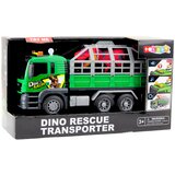 Lean Toys Tovornjaka za prevoz dinozavrov, lučke, zvoki, zelene barve 1:10 | Shoptok.si