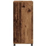 Ormarić s kotačima boja staro drva 55x40x91cm konstruirano drvo | shoptok.hr