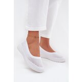 Boto Ladies Mesh Ballet Flats In Sporty Style White Virella Cene
