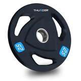 THUNDER Kolutna litoželezna utež 2,25 kg, odprtina 51 mm, ergonomski ročaji ®, (5000090236) | Shoptok.si