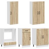  Kuhinjska jedinica LUCCA 5 kom. Hrast sonoma Konstruirano drvo | shoptok.hr