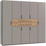CARRYHOME OMARA ZA OBLAČILA, siva, sahara, hrast artisan | Shoptok.si