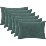  Jastuk s jastukom HEERLEN 6 kom. Morska plava Mikrofibra Flis - Morsko plava 40 x 60 cm 6 | shoptok.hr