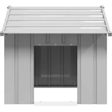  Kućica za pse s krovom 85x107x81 cm pocinčani čelik | Shoptok.si