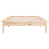  LED okvir kreveta 90 x 190 cm mali od masivnog drva | shoptok.hr
