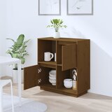  Komoda smeđa boja meda 74 x 35x 80 cm od masivne borovine | shoptok.hr