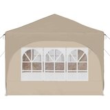  Zložljivi šotor za zabave 575 x 288 x 245 cm Krem, (5000248589) | Shoptok.si