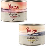Purizon Organic 6 x 200 g - Mešani paket: 3 x piščanec in gos, 3 x govedina in piščanec | shoptok.hr