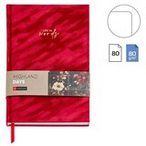  Notes Miquelrius A5 Highland Days plišani crveni 80L 80g/m2 čista MR8293 | shoptok.hr