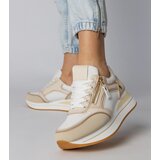 Gemre Beige Syvilla sports sneakers decorated with a zipper | shoptok.hr