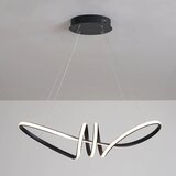 Toolight moderna stropna svjetiljka led + pilot APP823-CP black | shoptok.hr
