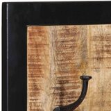 vidaXL Plaščni obešalnik 40x2x80 cm Masivni neobdelan les Mango | Shoptok.si