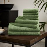 Catherine Lansfield Zeleni hitro sušeči/frotirni bombažni komplet brisač 8 ks Quick Dry – | Shoptok.si