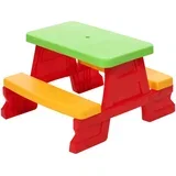 Rdeča piknik miza 70x79x47cm