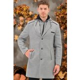 Dewberry PLT8371 DEWBRRY MEN'S COAT-STRAIGHT GREY Cene